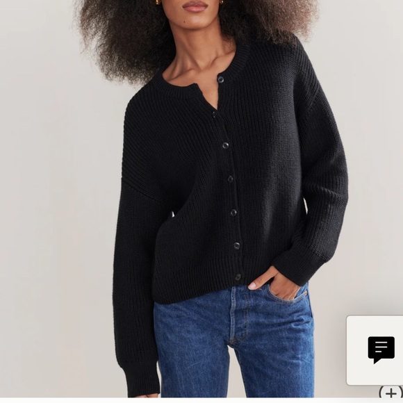 Jenni Kayne Sweaters - JENNI KAYNE Cotton Hayes Crewneck Cardigan size XS